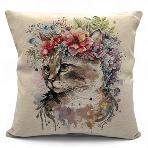 Copricuscino KITTY, Gobelin Jacquard, 45x45 cm