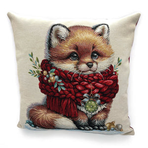 Copricuscino MILO Natale Gobelin Jacquard, 45x45 cm