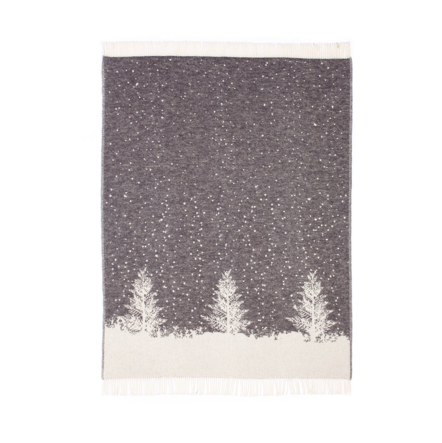 Coperta di Lana, 100% Lana naturale di pecore della Nuova Zelanda, Jaquard, 170x130 cm