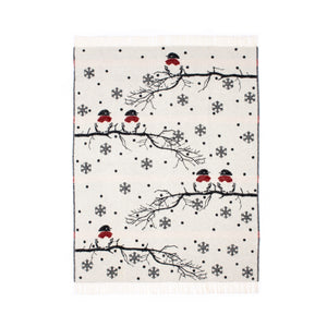 Coperta di Lana, 100% Lana naturale di pecore della Nuova Zelanda, Jaquard, 170x130 cm