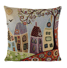 Carica l&#39;immagine nel visualizzatore di Gallery, Copricuscino COLOR VILLAGE, uni, Gobelin Jacquard, 45x45 cm
